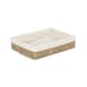image 1 of Large Lined Rectangular Seagrass Tray | Green | Green | Large