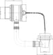 image 2 of Balterley Bath Waste with Overflow, Plug and Ball Chain
