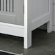 image 8 of kleankin Bathroom Pedestal Under Sink Cabinet with Storage Shelf, 2 Doors, Grey Grey | Grey