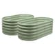 image 1 of Harbour Housewares Rounded Raised Garden Beds - 120cm x 60cm x 45cm - Green - Pack of 2 Green