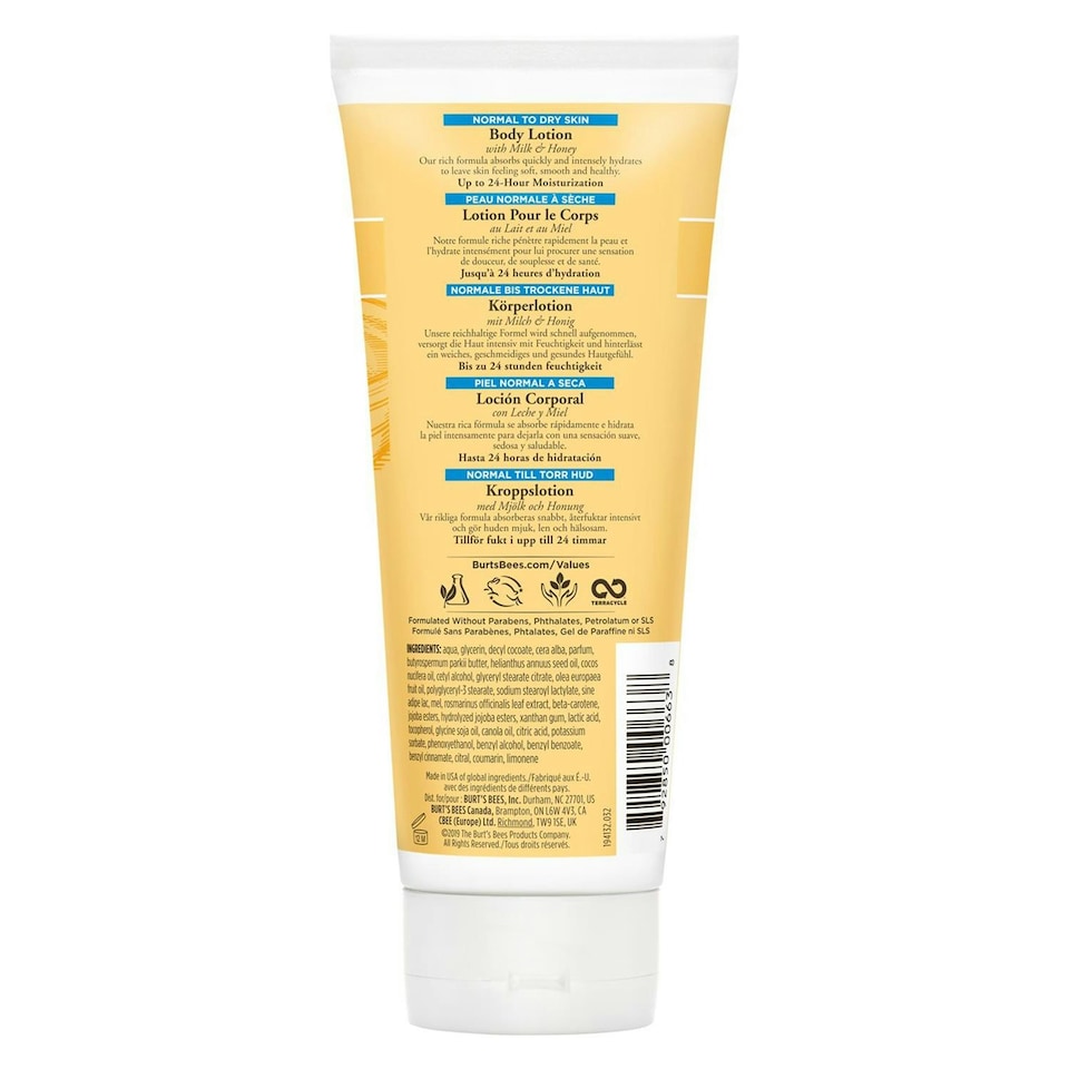 image 1 of Burts Bees Burts Bees Natural Moisturising Milk and Honey Body Lotion 6oz.