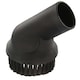 image 2 of SPARES2GO Round Dusting Brush Tool compatible with Karcher Vacuum Cleaner (35mm)