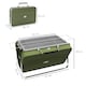 image 7 of Outsunny Portable BBQ Grill with Suitcase Design for Camping Picnic Party, Black