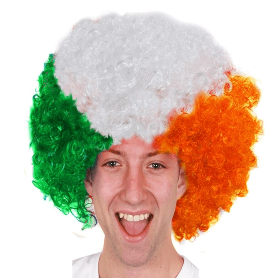 image 1 of Green Cape & Ireland Afro Wig Green | One Size