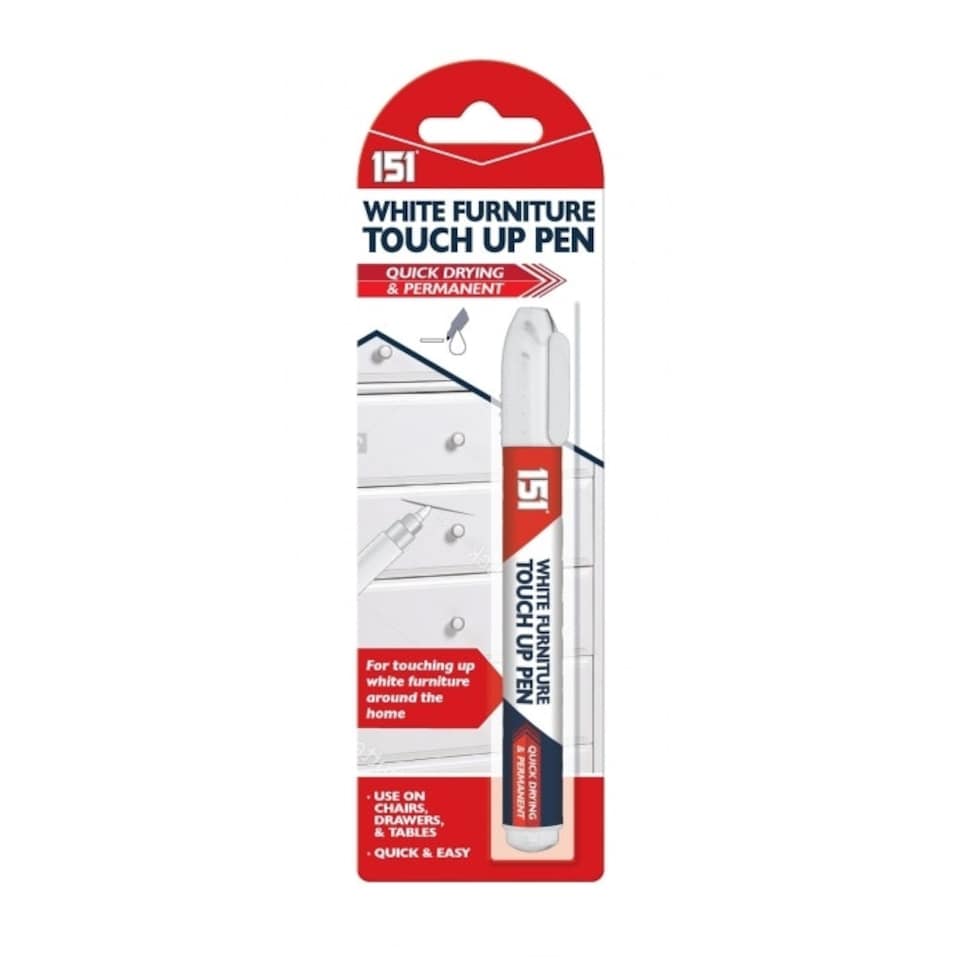 image 1 of White Furniture Touch up Marker Pen