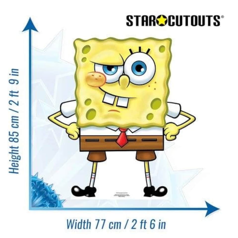 image 1 of SpongeBob SquarePants Star Mini Cardboard Cutout 85cm