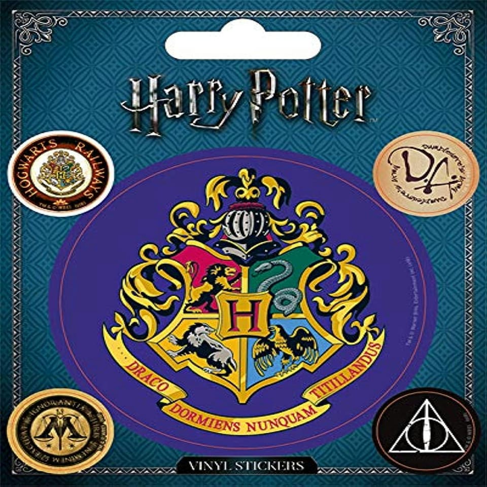HARRY POTTER (HOGWARTS) VINYL STICKER - Vinyl Sticker Packs