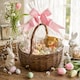image 7 of Wickerfield Wicker Picnic Shopping Basket with Handle and Built-in Liner (Small)