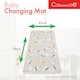 image 3 of Callowesse Changing Mat Deluxe Waterproof with Raised Edges – Grey Bee Grey
