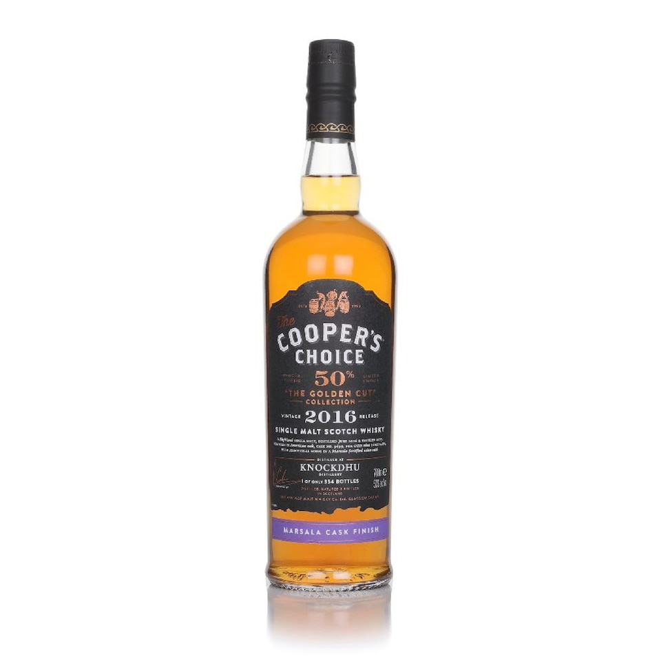 image 1 of Knockdhu 9 Year Old 2016 - The Coopers Choice The Golden Cut Collection The Vintage Malt Whisky Co.
