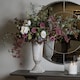 image 3 of Stone Effect Urn Planter - Ceramic - L31 x W31 x H61 cm Grey