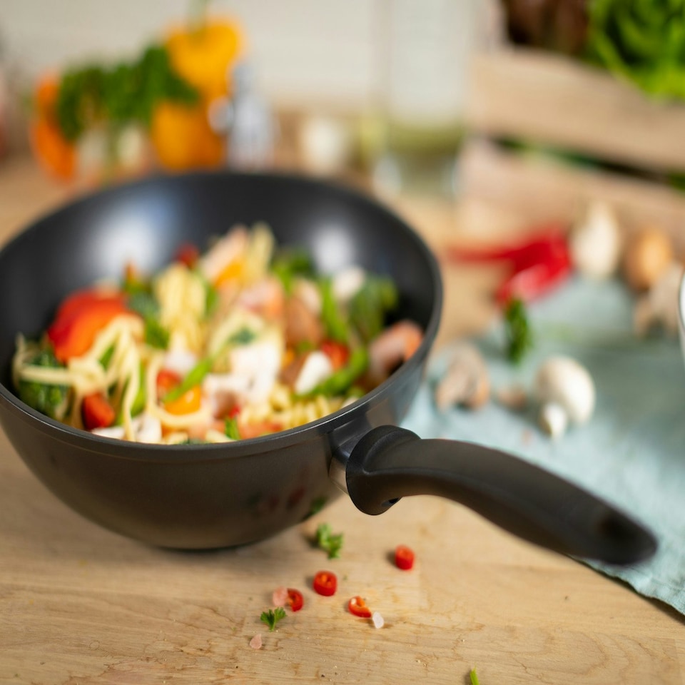 image 1 of Easy Induction Wok 28cm