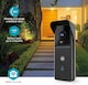 image 3 of NEDIS Smart Wi-Fi Video Doorbell Camera with Chime, 3MP Full HD 1296p, Wireless Battery Powered with Motion Sensor, Night Vision and 2-Way Audio