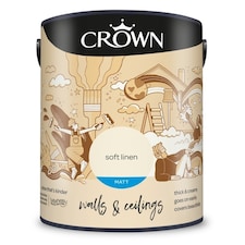 Crown Matt Emulsion Soft Linen 5L