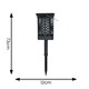 image 5 of ValueLights Flame Effect Multi Function Solar Lantern Spike Light | Black