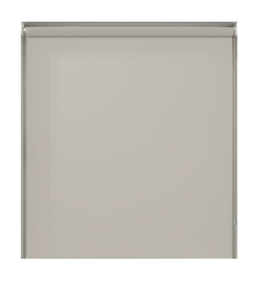 image 1 of 90cm Natural Plain Straight Edge Daylight Roller Blind | Brown | Natural