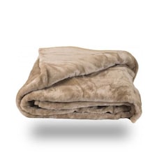 Mink Throw Soft Touch Blanket Fleece Faux Fur 127x152cm Brown | Mink