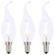 image 1 of BHS 3 Pack of 2 Watt LED SES E14 Vintage Filament Candle Bulb, Clear
