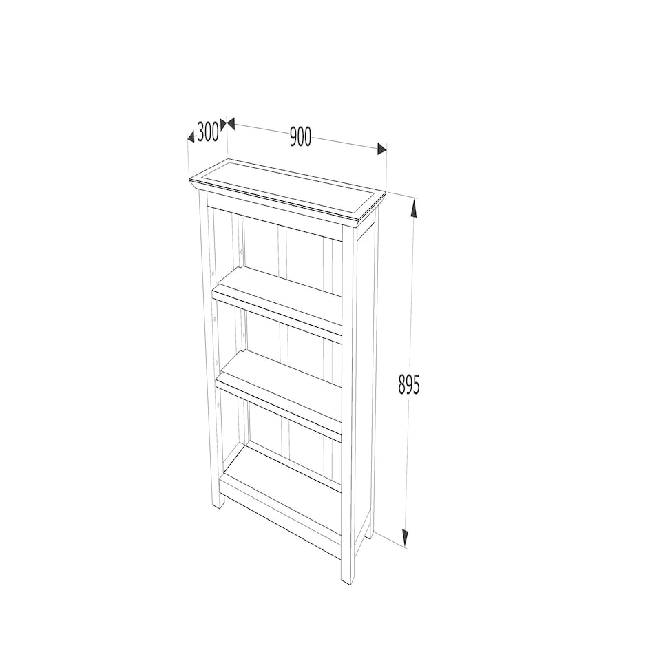 image 1 of Boston, Low Bookcase Brown