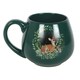 image 1 of Ceramic Green Fawn Rounded Mug Green