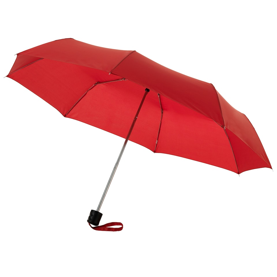 image 1 of Bullet 21.5in Ida 3-Section Umbrella - Red - 24 x 97 cm Red