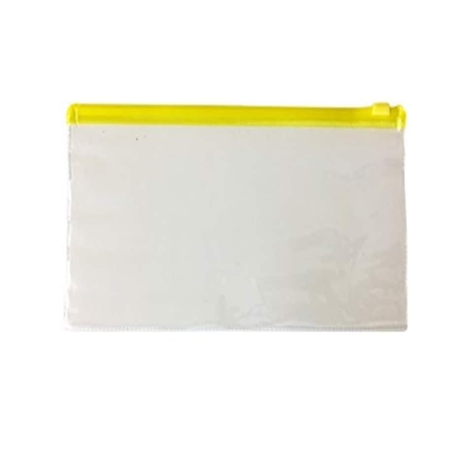 image 1 of Pack of 12 DL Yellow Zip Zippy Bags