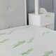 image 4 of Bamboo Waterproof Mattress Protector Organic Soft Touch 40CM Deep Pocket Green | Single