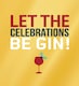 image 1 of Let The Celebrations Be Gin - Foiled Christmas Card