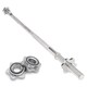 image 2 of Body Revolution Straight Barbell Bar 1" Standard 1.2m Spring Collar