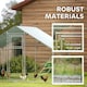 image 5 of PawHut Walk-in Chicken Run w/ Cover, Hanging Feeder Perch, for 6-8 Poultry