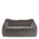 image 1 of icon Cecilia Bean Bag Sofa Charcoal Grey Giant Velvet Bean Bag Chair Grey