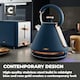 image 3 of Tower Cavaletto Pyramid Kettle & 2 Slice Toaster Set in Midnight Blue & Rose Gold