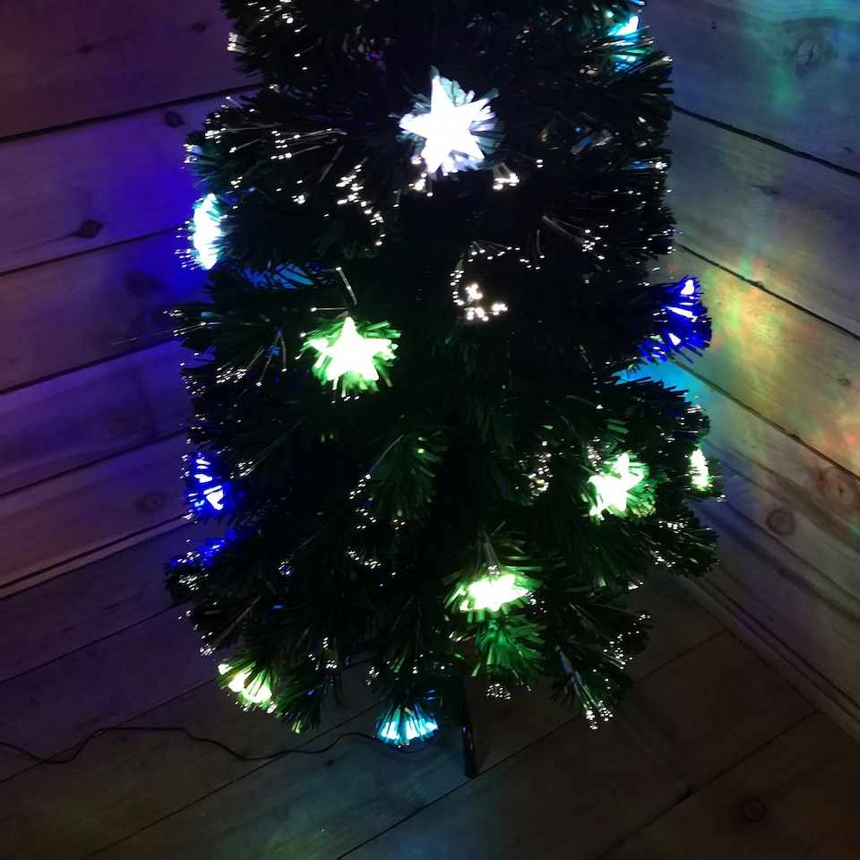 image 1 of Fibre Optic Indoor 120cm Cosmos Tree With 22 Colour Changing LEDs