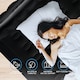 image 5 of Get Fit Air Bed With Built In Electric Pump - Premium Double Airbed - Quick Blow Up Bed With Headboard & Free Inflatable Pillow | Black | Black Mono | 1