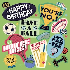 Have A Ball! - Cute Sports Birthday Card