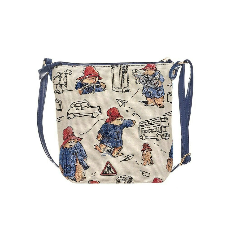 image 1 of Signare Sling Cross Body Bag Paddington Bear | Cream