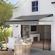 image 2 of Outsunny 3 x 2.5m Electric Awning with LED Light and Remote Controller Grey Grey