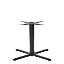 Black Cruciform Table Base - Medium - Height - 730 mm Black