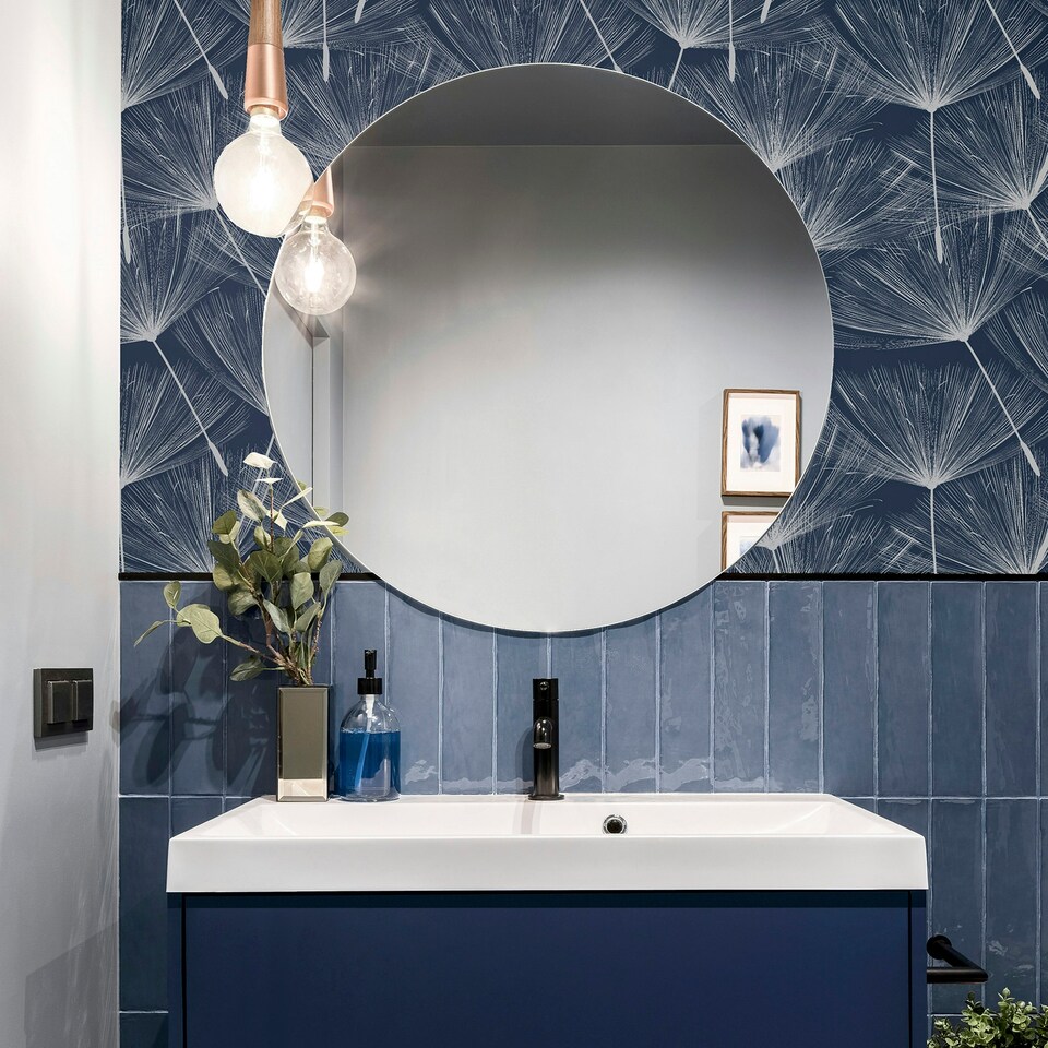 image 1 of Harmony Dandelion Navy/Silver