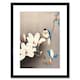 image 1 of Nature Japan Ohara Koson Bird Flower 12x16" Framed Wall Art Print