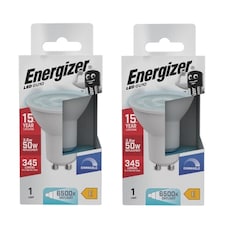 Energizer LED GU10 345lm 3.6W 6500K (Daylight) Dimmable Light Bulb - Pack of 2