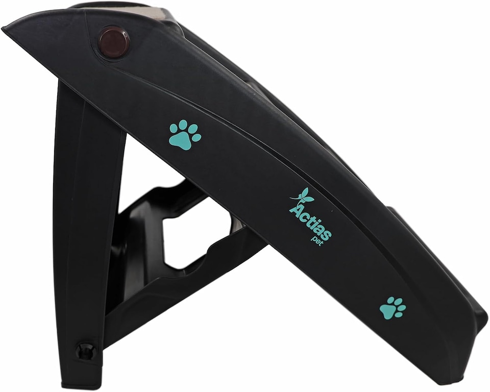 image 1 of Lightweight Folding Pet Stairs Black