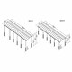 image 2 of Alpine 12700 RV Carport Kit - Aluminium/Polycarbonate - L1290 x W352 x H307 - Grey Grey
