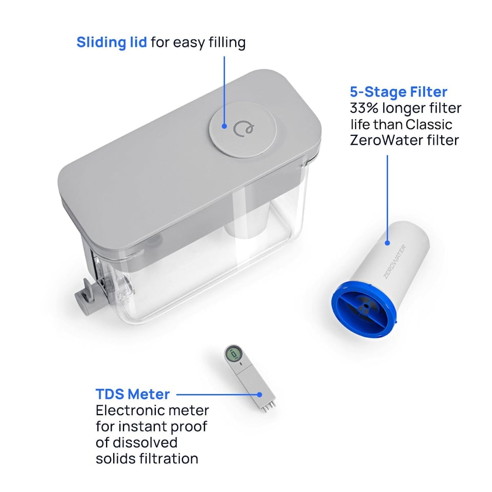 image 1 of Culligan ZeroWater 7.5L Water Filter Dispenser