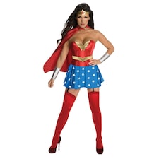Wonder Woman Womens/Ladies Costume - Red/Blue/Gold - M M