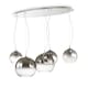 image 1 of Discovery Fade  5 Light Hanging Ceiling Pendant Hanging Chrome, E27