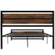 image 8 of HOMCOM Double Size Metal Bed Frame w/ Headboard & Footboard, 144x195x103cm