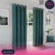 image 1 of Enhanced Living Austin Blackout, Thermal Teal Curtains with Eyelet Header (PAIR) - 66x72 inch (168x183cm)
