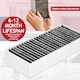 image 7 of SPARES2GO Activated Carbon Filter for Bosch HEZ PIE PVQ PXX Cooker Hood (Pack of 8 Filters)