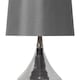 image 5 of Willis Satin Nickel Glass Table Lamp Grey